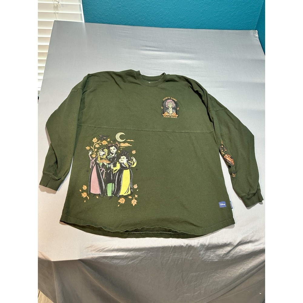 Disney Hocus Pocus 2 Spirit Jersey Dark Green Adult Size 2XL